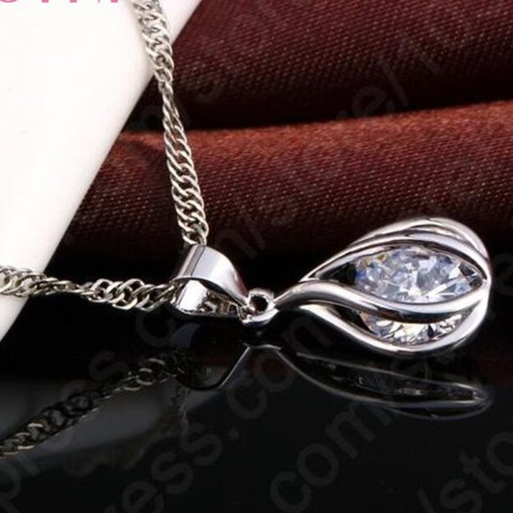 💎 925 Sterling Silver Earrings With Necklace Set Bundle Drop Ball - Picture 4 of 6